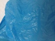 Tampas descartáveis do galocha do polietileno do CPE, galochas plásticos azuis com superfície gravada fornecedor