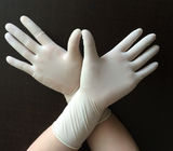 Luvas estéreis descartáveis do revestimento de polímero, aprovação TÃO 13485 longa das luvas do látex do braço fornecedor