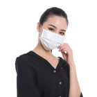 Máscara protetora descartável personalizada de 3 dobras, máscara protetora descartável não tecida fornecedor