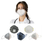 Descasque a máscara de respiração industrial Dustproof da máscara FFP2 dobrável amigável com válvula fornecedor