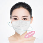 4 máscara dobrável da proteção da camada FFP2, orelha que veste a máscara protetora descartável fornecedor