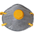 Máscara ativada N95 do copo FFP2 do carbono, máscara de poeira não tecida descartável com válvula fornecedor