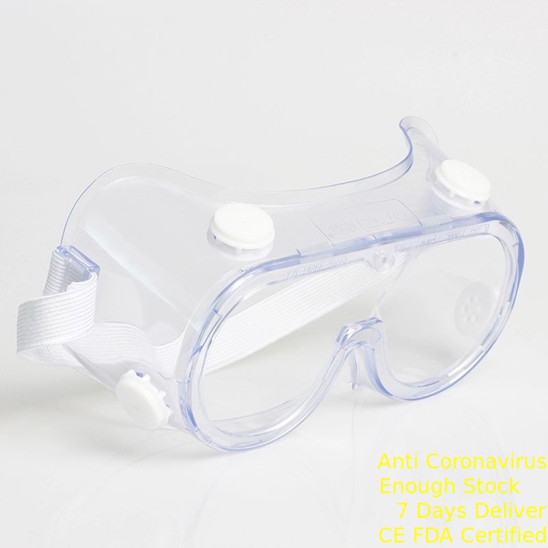 Cor transparente material do PC descartável do PVC dos vidros de segurança da cirurgia para o hospital fornecedor