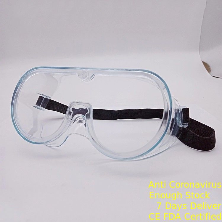 Quadro branco da lente médica feita sob encomenda do PC da dupla camada dos óculos de proteção de segurança anti - respingo fornecedor
