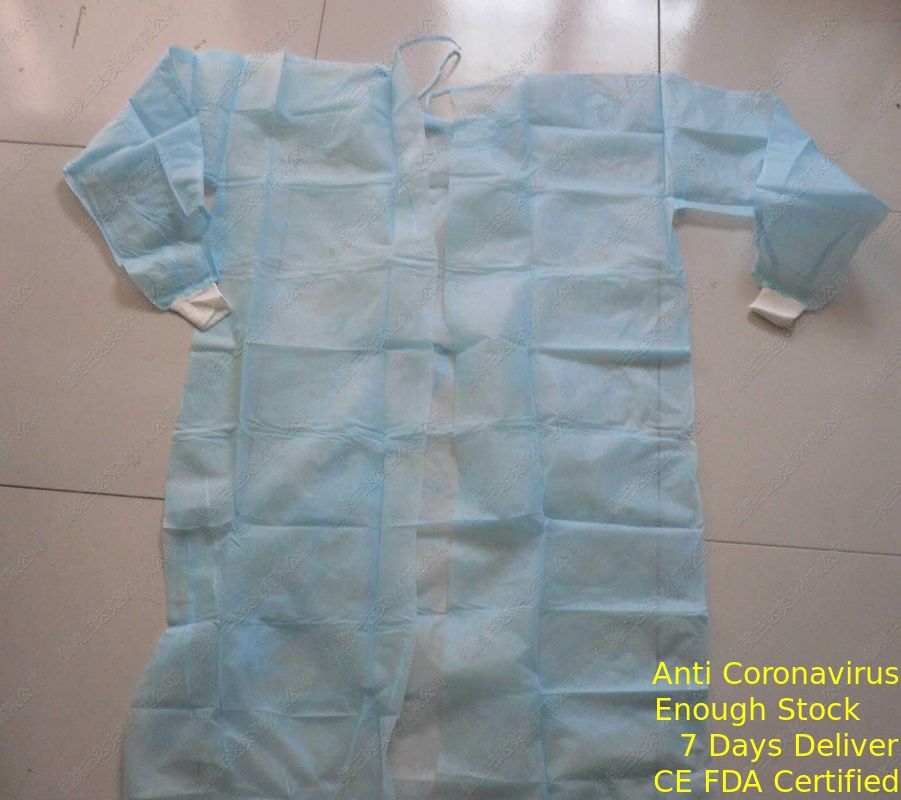 Vestido cirúrgico descartável Dustproof biodegradável contra o líquido/poeira/partícula fornecedor