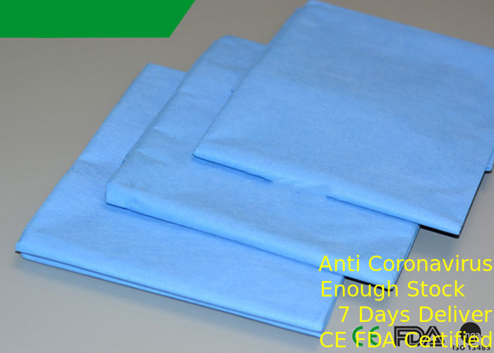 Os PP Drap liso cobrem a tampa de cama 40&quot; descartável do polipropileno” a cor X48 azul fornecedor