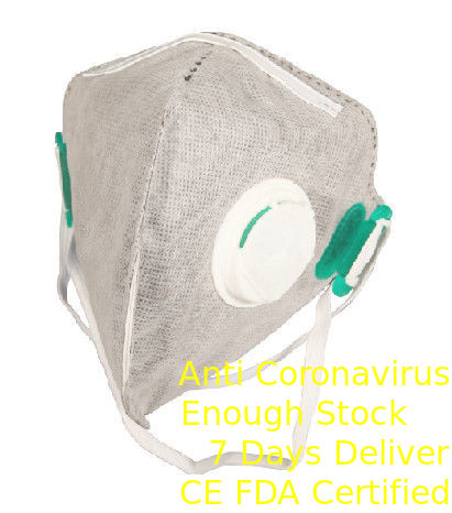 Máscara ativada do respirador do carbono FFP2 cor cinzenta de 4 camadas que estimula não fornecedor