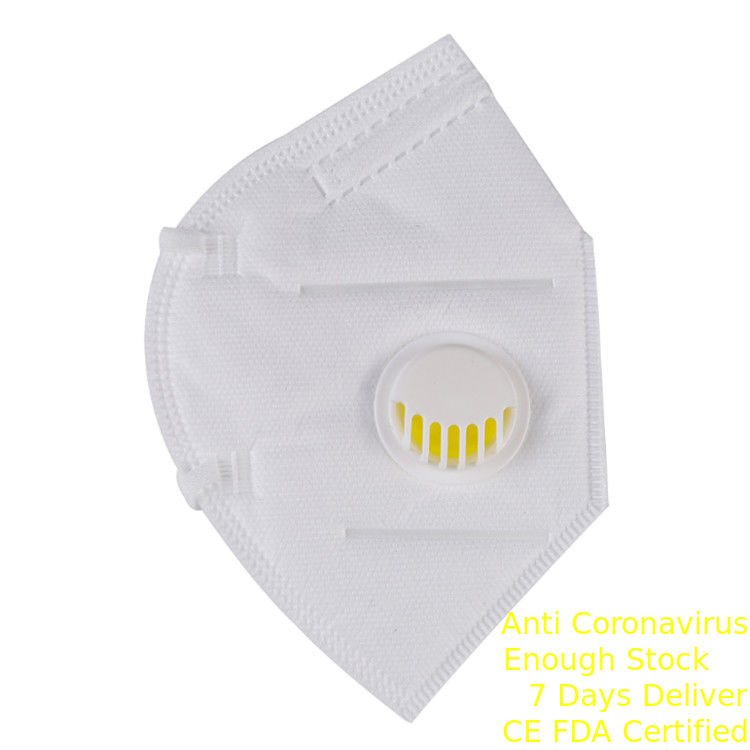 Cor branca que dobra o tipo de suspensão da orelha da máscara do respirador FFP2 para o lugar público fornecedor