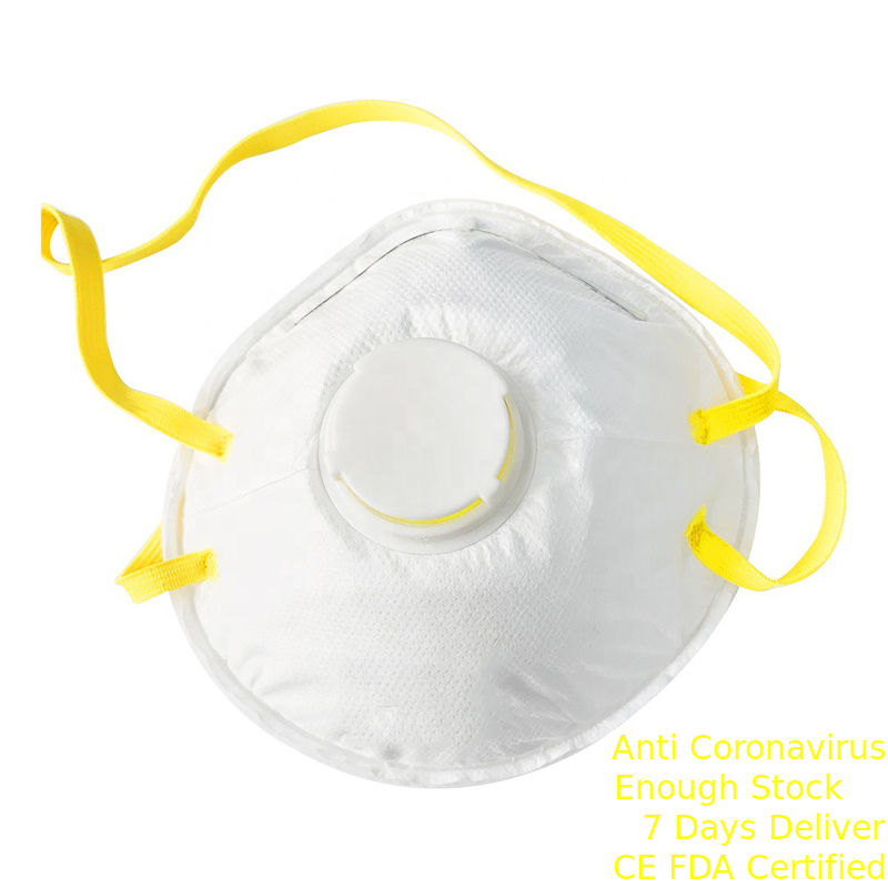 Tipo máscara descartável de Earloop de FFP2, máscara de poeira Valved respirável fornecedor