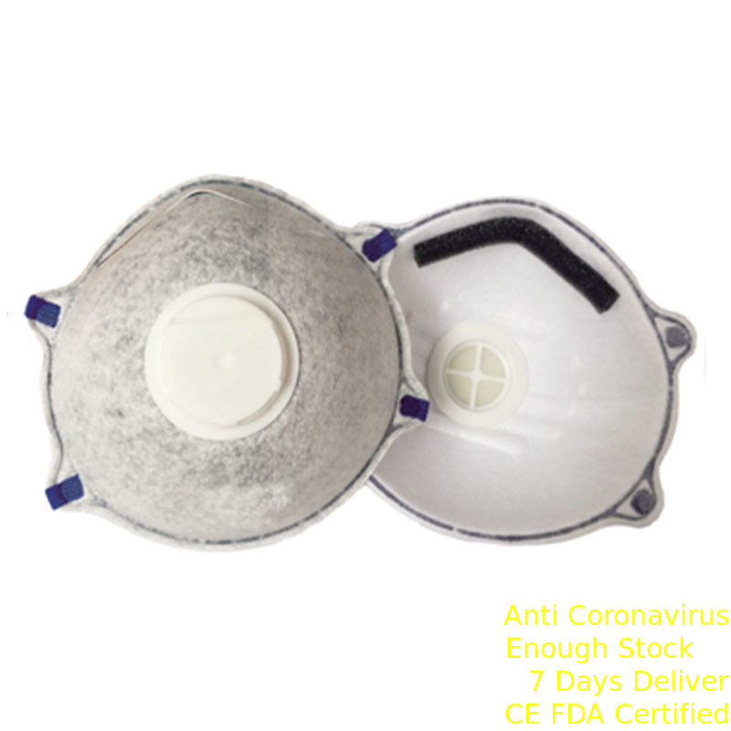 Respirador pessoal do uso N95 da anti máscara do copo FFP2 das bactérias com válvula fornecedor