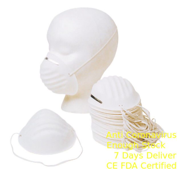 Máscara respiratória branca confortável do copo da poeira FFP2 da máscara KN95 protetora anti fornecedor