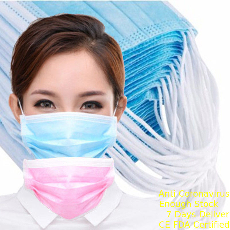 A máscara de respiração descartável dos lugares públicos, 3 exerce a máscara protetora não tecida fornecedor