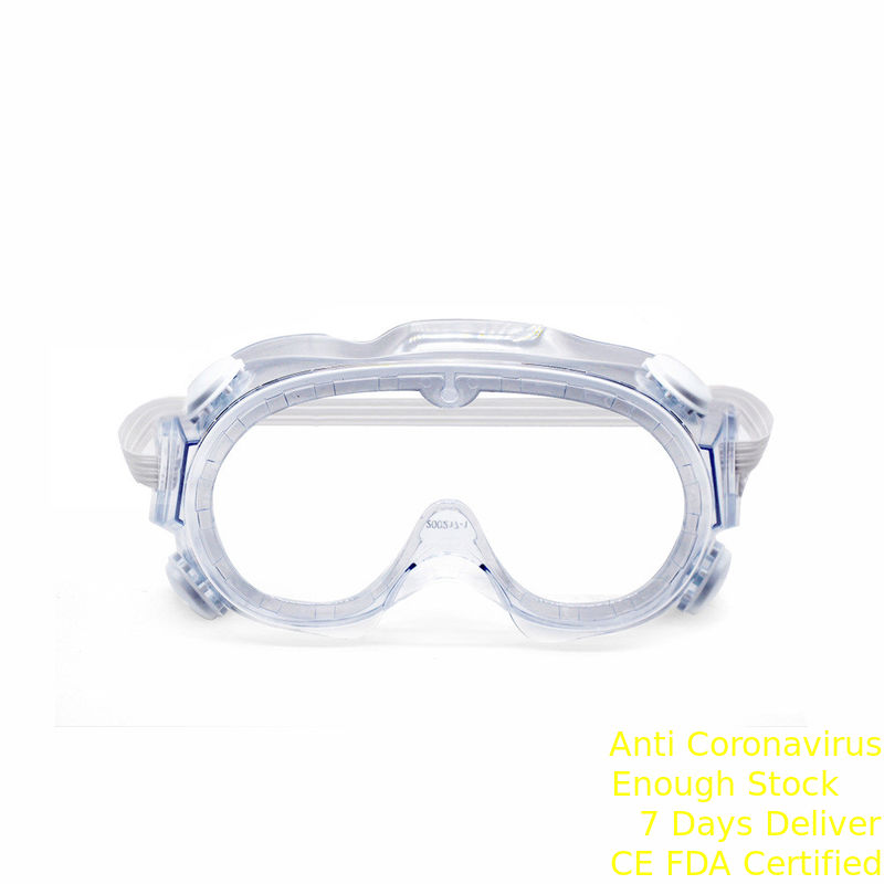 Impacto - material médico feito sob encomenda resistente do policarbonato das válvulas dos óculos de proteção quatro fornecedor