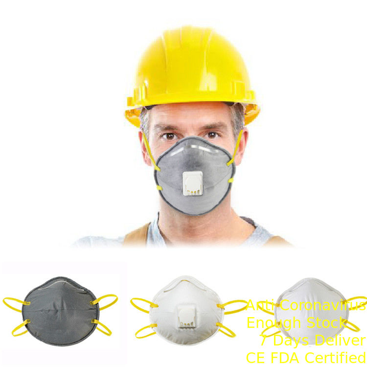 Máscara não tecida padrão amigável do respirador do copo da poeira da pele N95 FFP2 anti fornecedor